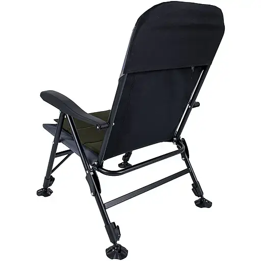 Крісло розкладне Bo-Camp Pike чорне/сіре/зелене (1204110) - фото 6