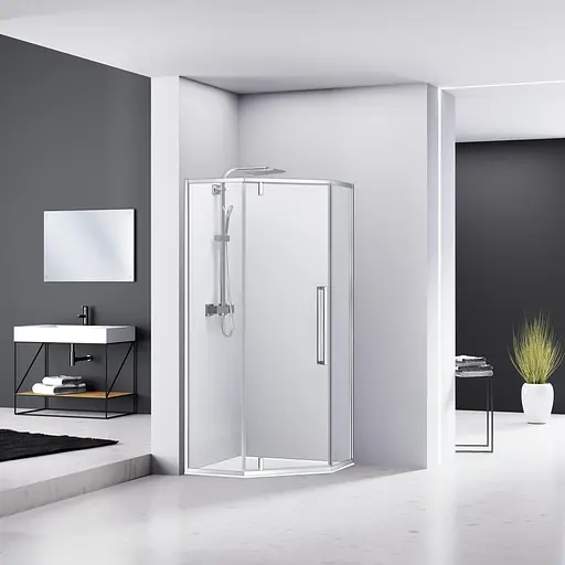 Душевая кабина Eger A Lany 100x100 пятиугольная с поддоном 599-553 - фото 2