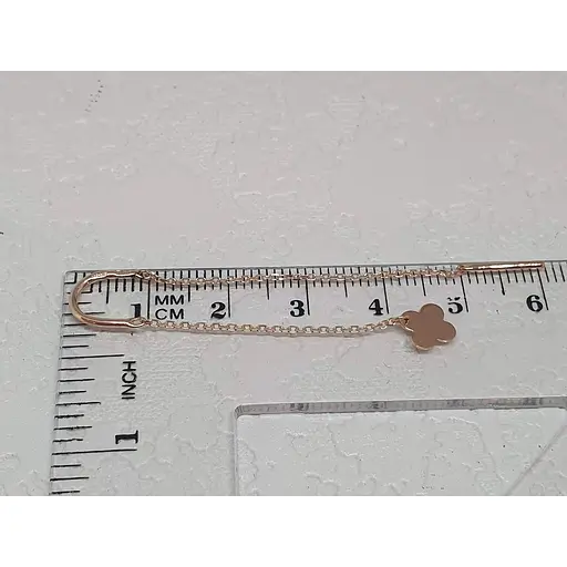 Золоті сережки-протягання Платон Конюшина. 1С331/00Б - фото 5