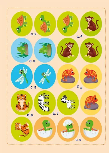 Школа креативного дозвілля. Африка. 40 наліпок - фото 4