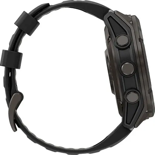 Смарт-часы Garmin Fenix 8 Pro MicroLED Sapphire 51 мм Carbon Gray DLC Titanium with Black/Pebble Gray Silicone Band 010-03380-01 (145037) - фото 5