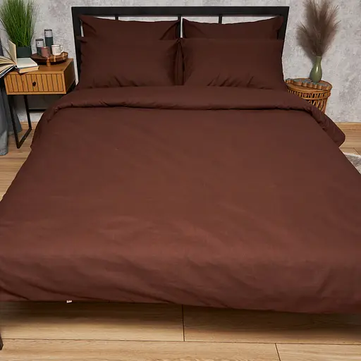 Комплект постельного белья Moon&Star Бязь Gold Люкс Chocolate Dream King Size 220x240 наволочки 2х70х70 - фото 2