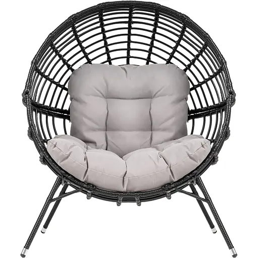 Садовое кресло Di Volio Arancia черно-серый