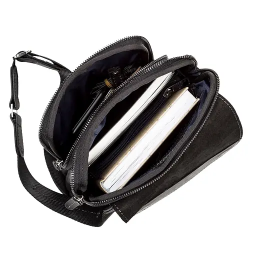 Чоловіча шкіряна сумка SHVIGEL 22х25х3,5 см sum0012503 - фото 4