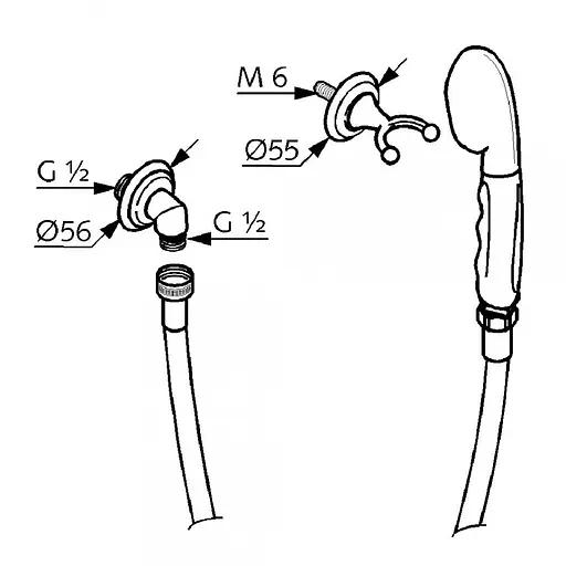 Душовий гарнітур Kludi Adlon 2710545 - фото 2