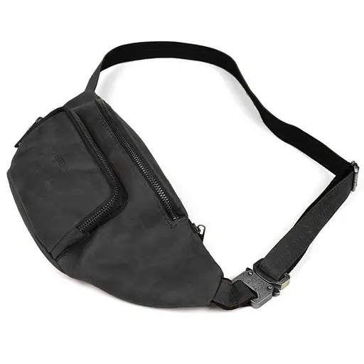 Шкіряна бананка Tarwa 14х36х8 см sum0025662 - фото 9