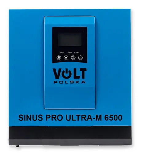 Сонячний інвертор перетворювач Voltpolska SINUS PRO ULTRA 6000 24/230 В (3/6 кВт) + 60A MPPT (145 В) - фото 1