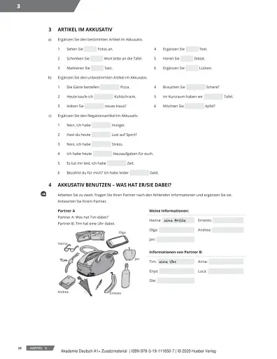 Akademie Duetsch A1+ Zusatzmaterial Band 1 - фото 3