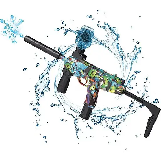 Бластер автоматический OldBro MP9 Gel Ball с гель шариками орбиз 10500 шт. eXtream green - фото 1