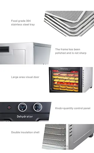 Дегідратор професійний Tekhniko DH-08S-SV (8 лотків) - фото 4