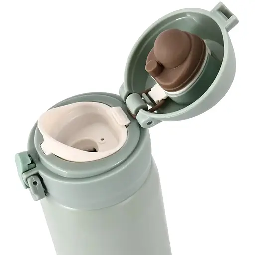 Термос Gusto GT130-2 Мелодия утра 450 мл зеленый (135657) - фото 4