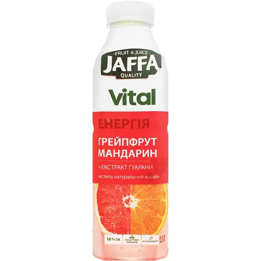 Упаковка сокового напитка Jaffa Vital Energy Грейпфрут-Мандарин 6 л (0.5 л х 12 шт.) - фото 2