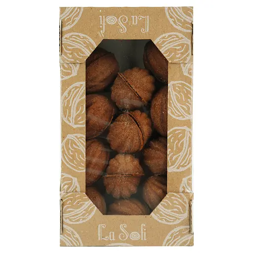 Печиво La Sofi Горішки з шоколадно-фундуковою пастою та згущеним молоком 12 шт.
