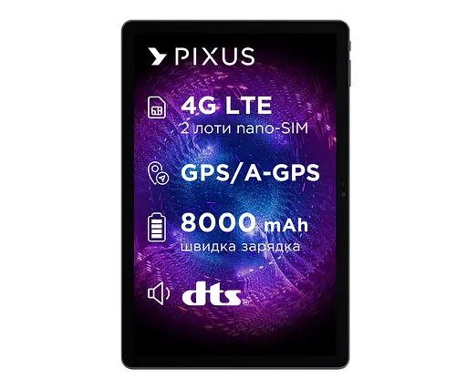 Планшет Pixus Titan 11" 8/128GB 4G Grey - фото 2
