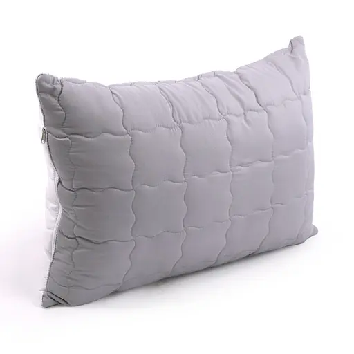 Подушка Руно 50х70 силиконовая на молнии Grey White 310.52_Grey White