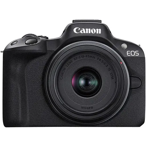 Беззеркальная фотокамера Canon EOS R50 Kit RF-S 18-45 mm f4.5-6.3 IS STM+RF-S 55-210 mm Black (5811C034) UA [87316]