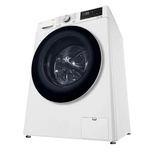 Стиральная машина LG фронтальная 9 кг 1400 A+++ 57 см дисплей пара инвертор белый - фото 6