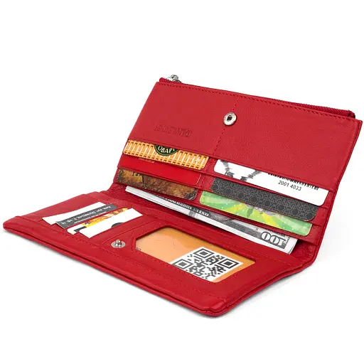 Кожаный женский кошелек ST Leather 18.5х9х1.5 см acs0016002 - фото 3