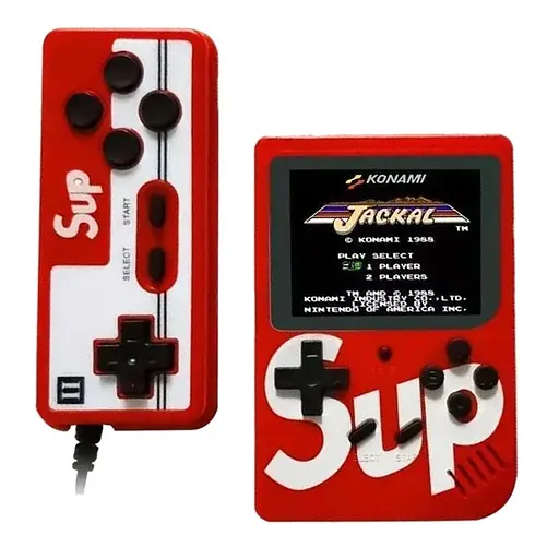 Ретро ігрова приставка c джойстиком Dendy Sup Retro Game Box with Controller 400 ігор (Red) [47103] - фото 3