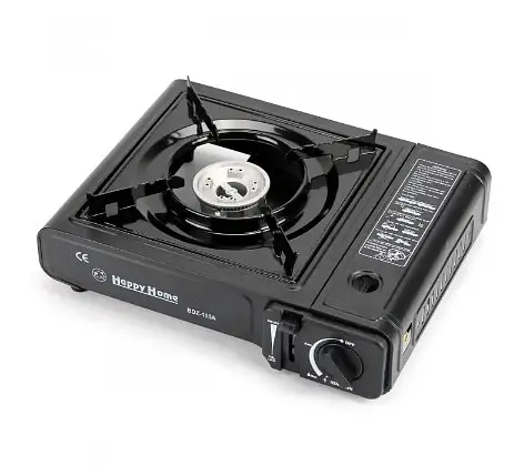 Портативна газова плита Happy Home BDZ-155A однокомфоркова - фото 5