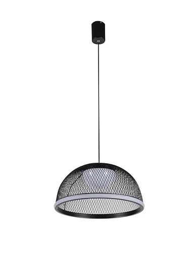 Підвісна світлодіодна люстра 2567/400 (Чорний) з пультом дистанційного керування - фото 2