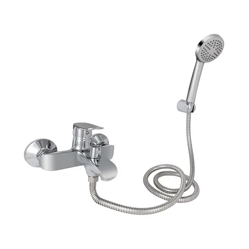 Змішувач для ванни Lidz Wieza 006 (з душовим гарнітуром) (k35) LDWIE006CRM45410 Chrome - фото 1