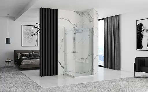 Душова кабіна Rea Maxim 90x90 R REA-K0267, Хром, Права, прозорий - фото 6