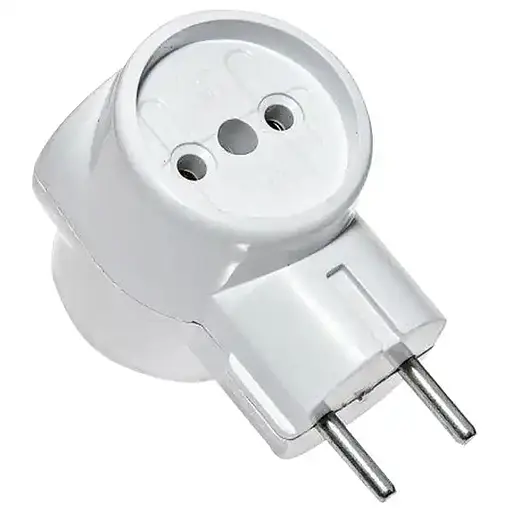 Трійник 10А білий Україна (1761) - фото 1