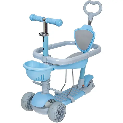 Самокат 5 в 1 Scale Sports Від 1-8 років Блакитний 000248280