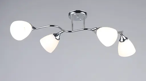 Люстра стельова на 4 плафони VALESO K2313/4, хромовий (E27)