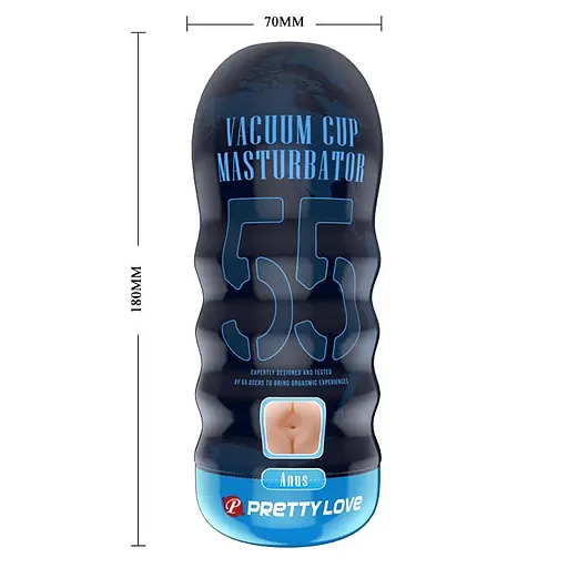 Мастурбатор Pretty Love Vacuum Cup Anus тілесний - фото 9