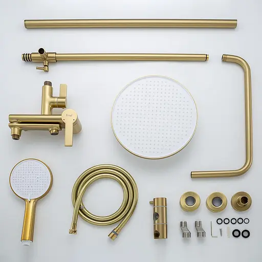 Душова система золото Frap F2488-3, Хром - фото 2