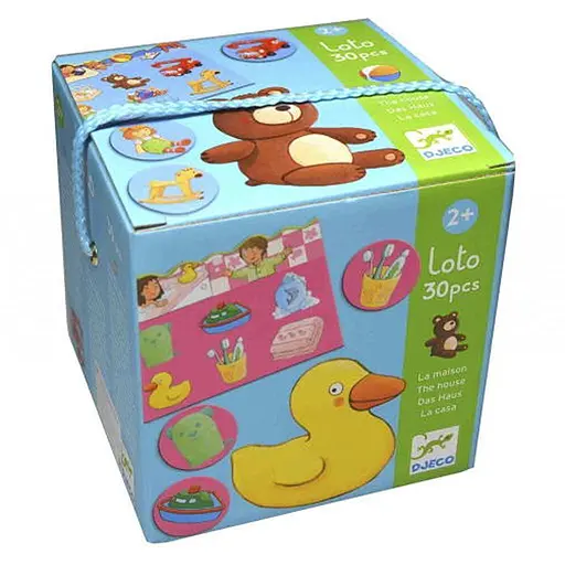Настольная игра Djeco Детское лото. Дом (Loto The house, 30 pcs) (DJ08121) - фото 1