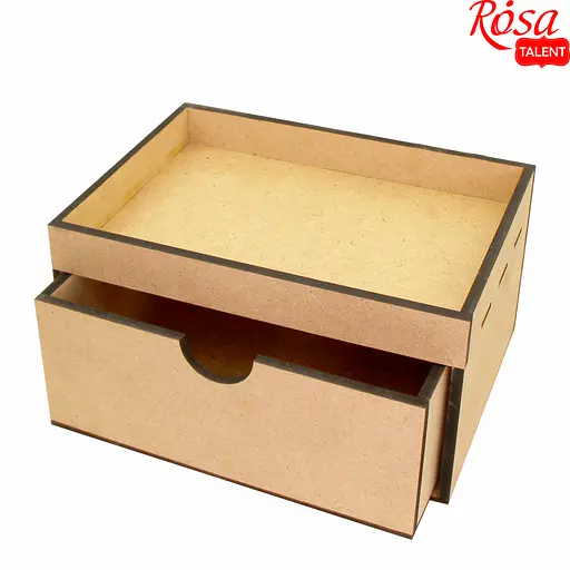 Декоративный комод-ящик Rosa Talent с бортиком МДФ 23х16.5х12 см - фото 2