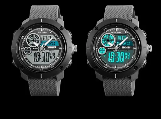 Наручний спортивний годинник Skmei 1361 Сірий - фото 6