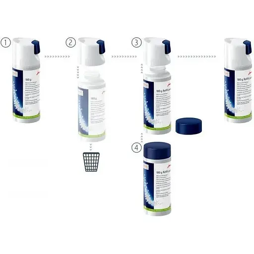 Міні-таблетки очистки молочної системи Jura контейнер з дозатором 180 г - фото 2