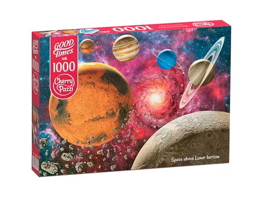 Пазли CherryPazzi Простір над місячним горизонтом, 1000 елементів, 50x70 см, 30646