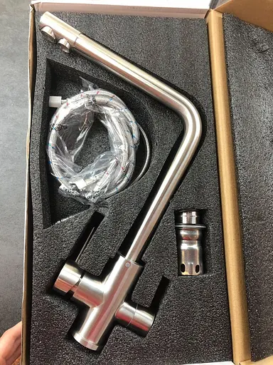 Смеситель для кухни с подключением к фильтру "Frosh" Nett FS-33 Нержавеющая сталь - фото 6