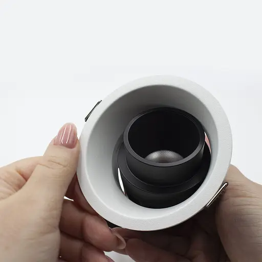 Встроенный светильник Skarlat RSL74090-1 1x10W WH+BK 4000K - фото 5