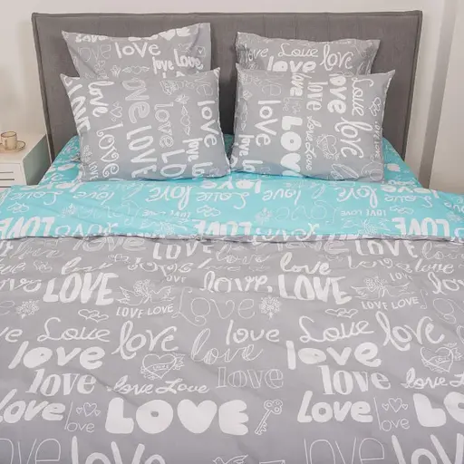 Комплект постільної білизни Viluta сімейний ранфорс 17148 100% бавовна - фото 3