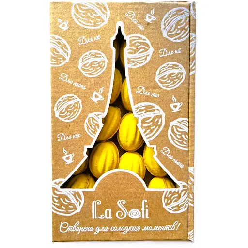 Печиво La Sofi Горішки з арахісовою пастою та згущеним молоком 20 шт. - фото 1