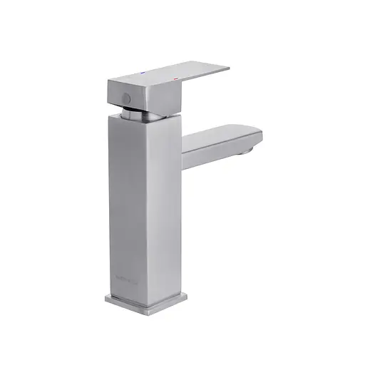 Змішувач для раковини Kroner KRP Edelstahl Kubus - ESG010 CV023009 Хром матовий - фото 3