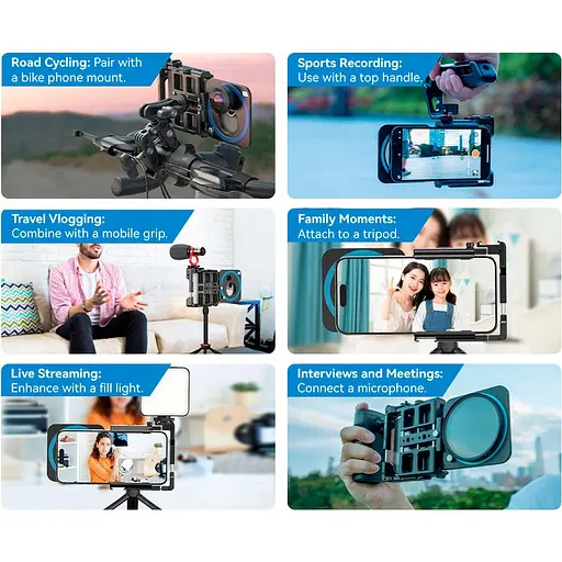 Ріг (клітка) для смартфона Apexel VideoRig 2 Pro APL-VG05CH [134380] - фото 9