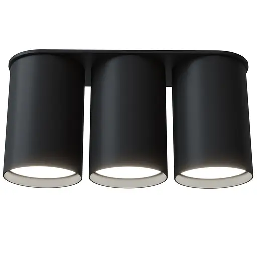 Точковий спот BP трійний NEW PikArt арт. 27938 Чорний - фото 1