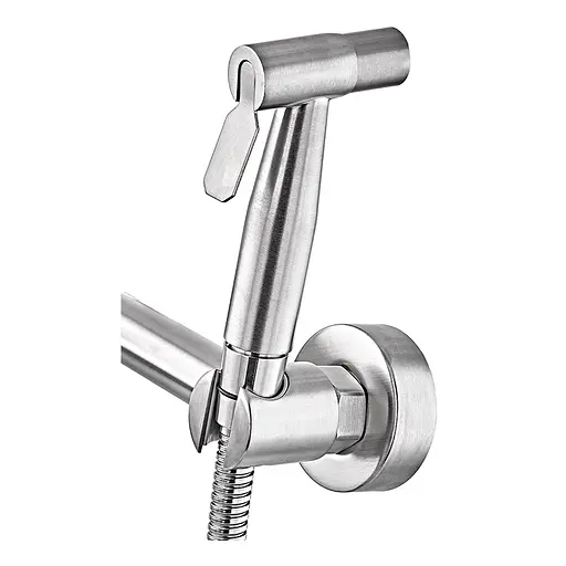 Смеситель для гигиенического душа наружного монтажа Zerix SUS 222 ZX4744, Нержавеющая сталь - фото 3