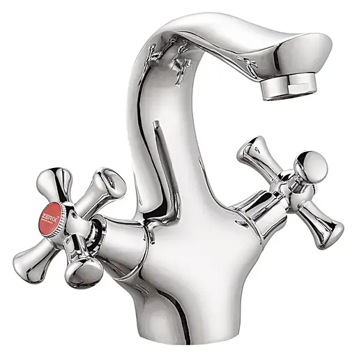 Смеситель для умывальника Zerix MED-A 827 ZX0202 Хром - фото 1