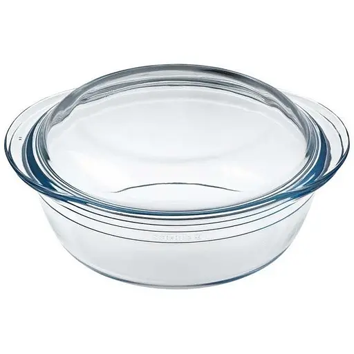 Каструля O Cuisine скляна кругла 2 л 1.6 л + 0.5 л вклад (204AC00/1643) - фото 2