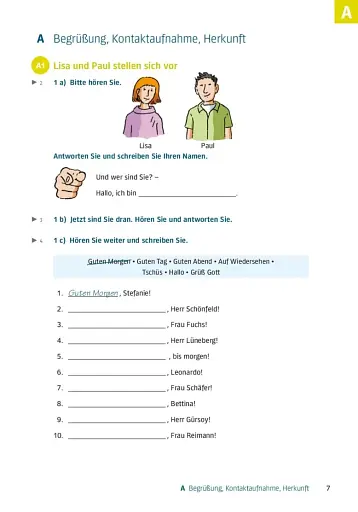 Deutsch uben. Horen + Sprechen A1 Buch mit Audios online - фото 3