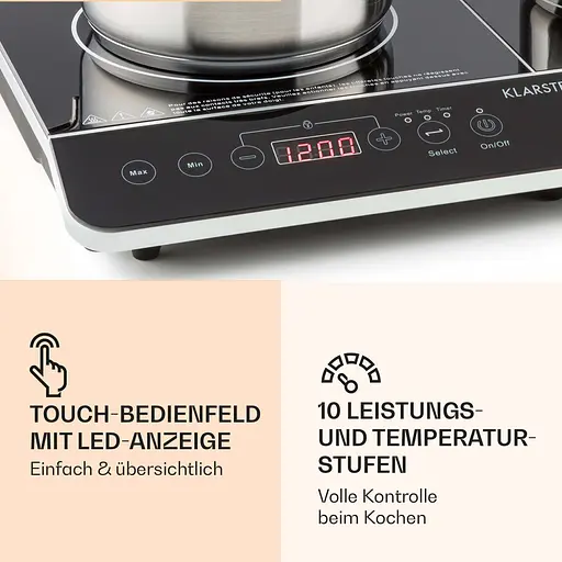 Индукционная варочная поверхность Klarstein VariCook Slim (10030684) - фото 6