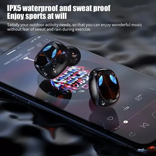 Бездротові Bluetooth навушники TWS Х3 з LED підсвічуванням, індикатором заряду, павербанком і сенсорами - фото 8